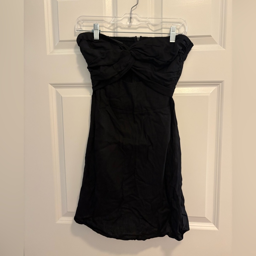 Princess Polly Black Strapless Dress